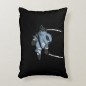 Panda Bear Ninja Karate Samurai Martial Arts Dekokissen (Vorderseite(Vertikal))