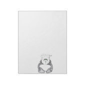 Panda Bear Note Pad Notizblock (Rotiert)