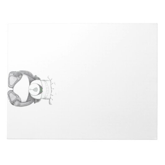 Panda Bear Note Pad Notizblock (Vorderseite)