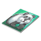 Panda Bear Notizblock (Rotiert)