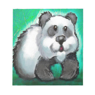 Panda Bear Notizblock