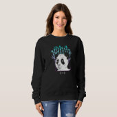 Panda Bear Panda Bamboo Japan Aesthetic Vaporwave Sweatshirt (Vorne ganz)
