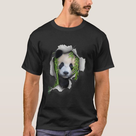 Panda Bear Panda Panda Zoo Animal Panda Baseball T-Shirt (Vorderseite)