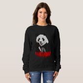 Panda Bear Pandamonium Murderous Panda Sweatshirt (Vorne ganz)