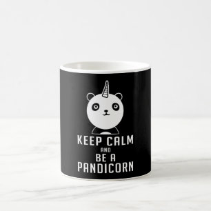Panda Bear Pandicorn Behalt Calm Funny Gift Idee Kaffeetasse