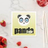 Panda Bear Paper Napkins Serviette (Beispiel)
