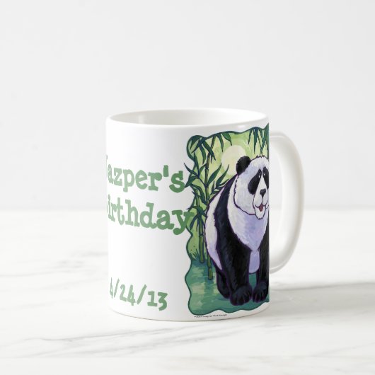 Panda Bear Party Center Kaffeetasse (VorderseiteRechts)