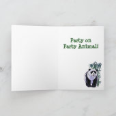 Panda Bear Party Center Karte (Innenseite)