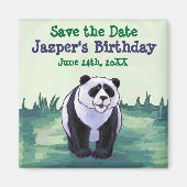 Panda Bear Party Center Magnet (Vorne)