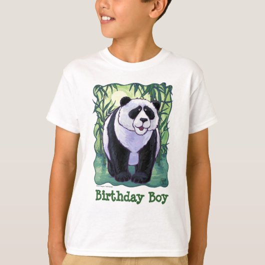 Panda Bear Party Center T-Shirt (Vorderseite)