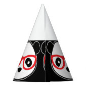 Panda Bear Party Hats - Leon Panda Cartoon Bear Partyhütchen (Rückseite)