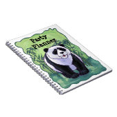 Panda Bear Party Planner Notebook Notizblock (Rechte Seite)