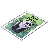 Panda Bear Party Planner Notebook Notizblock (Linke Seite)