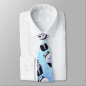 Panda Bear Patterns Krawatte (Gebunden)