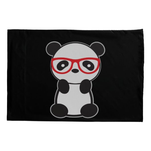 Panda Bear Pillow Case - Leon the Panda Kissenbezug (Rückseite)