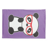 Panda Bear Pillow Hüllen Kissenbezug (Rückseite-Links)