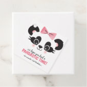 Panda Bear Pink Girls Geburtstagsparty Geschenkanhänger (Beispiel)