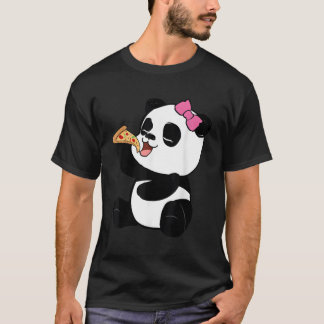 Panda Bear Pizza für Kleinkinder und T-Shirt