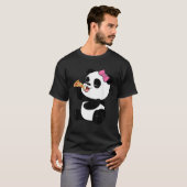 Panda Bear Pizza für Kleinkinder und T-Shirt (Vorne ganz)
