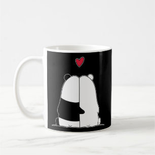 Panda Bear Polar Bear Liebe Day Kaffeetasse