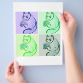 Panda Bear Pop Art Flyer (Hand)