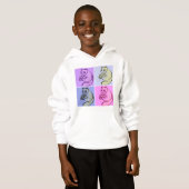 Panda Bear Pop Art Hoodie (Vorne ganz)
