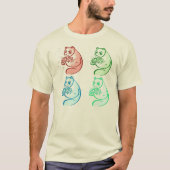 Panda Bear Pop Art T-Shirt (Vorderseite)