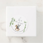 Panda Bear Pop es, wenn sie Pop Baby Dusche Geschenkanhänger (Beispiel)