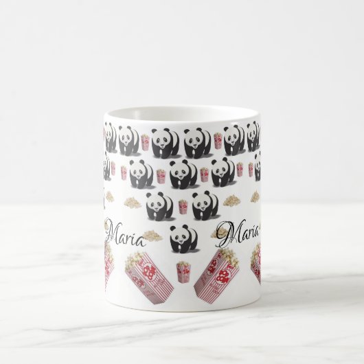 Panda Bear Popcorn Tasse (Mittel)