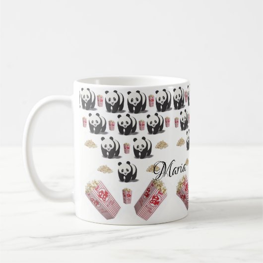 Panda Bear Popcorn Tasse (Links)