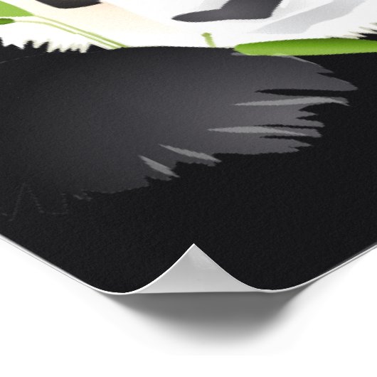 Panda Bear Poster (Ecke)