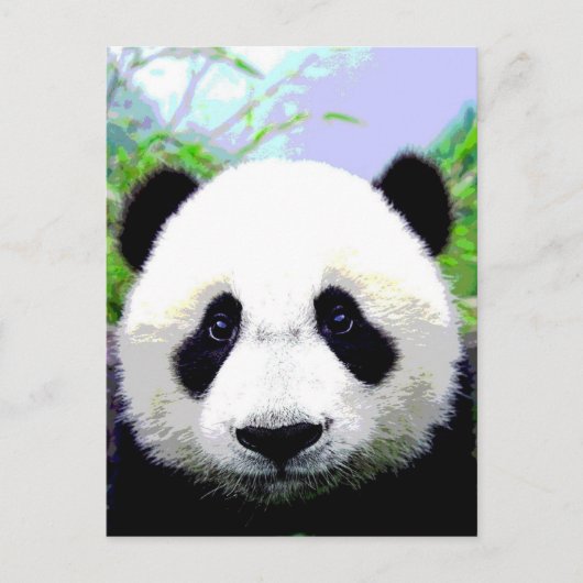 Panda Bear Postkarte (Vorderseite)