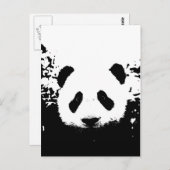 Panda Bear Postkarte (Vorne/Hinten)