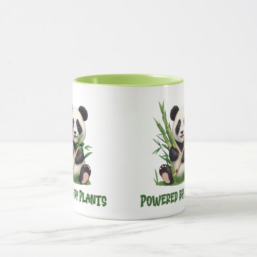 Panda Bear powered by Pflanze Tasse (Zentrum)