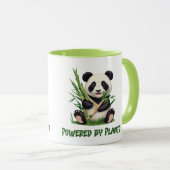 Panda Bear powered by Pflanze Tasse (VorderseiteRechts)