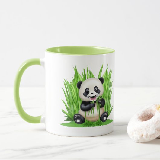 Panda Bear powered by Pflanze Tasse (Mit Donut)