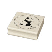 Panda Bear Rücksendeadresse Gummi Briefmarke Gummistempel (Stempel)