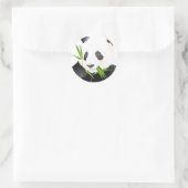Panda Bear Runder Aufkleber (Tasche)