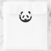 Panda Bear Runder Aufkleber (Tasche)