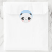Panda Bear Runder Aufkleber (Tasche)