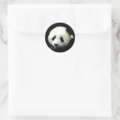Panda Bear Runder Aufkleber (Tasche)