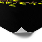 Panda Bear Samurai Ninja Poster (Ecke)