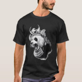 Panda Bear Samurai Warrior T-Shirt (Vorderseite)