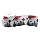 Panda Bear Santa Claus Ripsband (Spule)