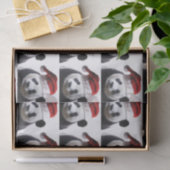 Panda Bear Santa Claus Seidenpapier (Geschenk)