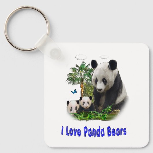 Panda Bear Schlüsselanhänger (Vorderseite)