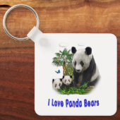 Panda Bear Schlüsselanhänger (Vorderseite)