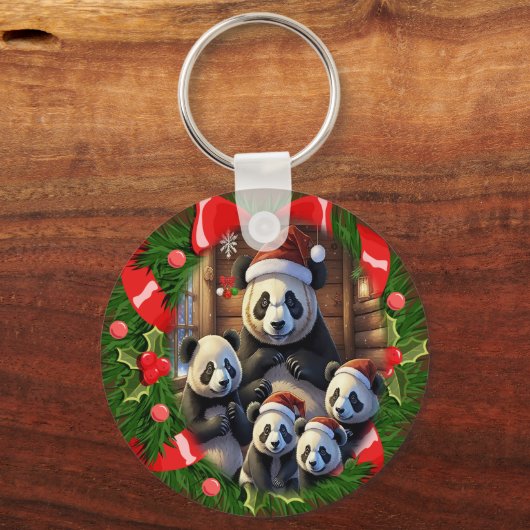 Panda Bear Schlüsselanhänger (Vorderseite)