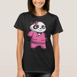 Panda Bear Scrub Anzug Girl Liebe Phantastisch T-Shirt
