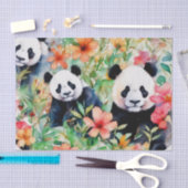 Panda Bear Seidenpapier (Handwerk)